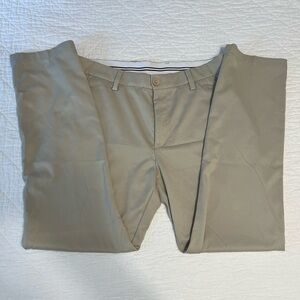 Amazon Essentials Men's Slim Fit Flat Front Dress Pants Stone Beige 33W x 30L